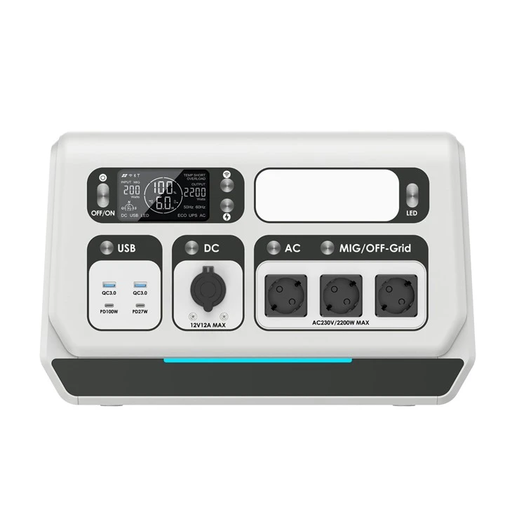 2048WH Portable Emergency Power With WIFI